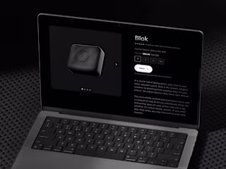 Tech Hardware E-Commerce Website Revamp: Blok