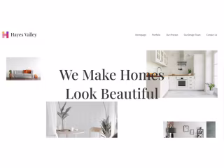 Webflow - design interior website