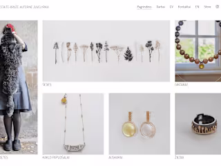 Artist Squarespace Website Design