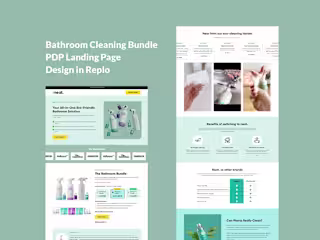 neatclean - Bathroom Solution Landing page