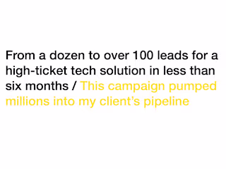 Optimized targeting results in 900%+ increase in leads