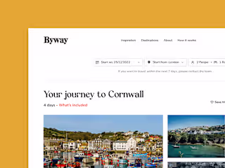 Byway Trip Page Usability Fix