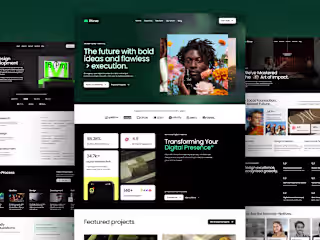 Trivvo - Portfolio & Agency Website Webflow Template