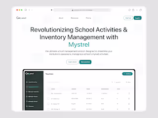 School management website :: Behance