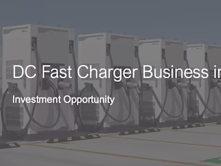 Investor Pitch Deck for DC Fast Charger Business in Oman