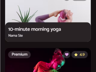 Fitness mobile app (Fitflex)