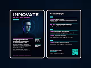Innovate 2025 Conference Spread Design