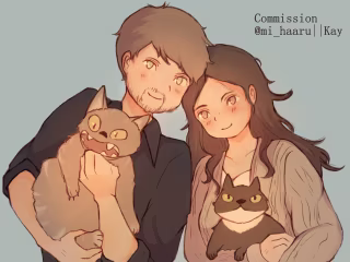 Couple Anniversary Commission