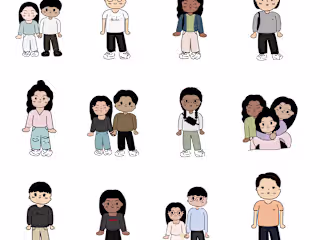 Caricature Vector Illustrations