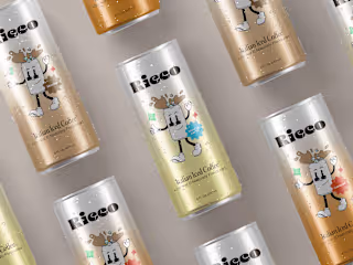 Can & Logo design for "Ricco" Italian iced coffee