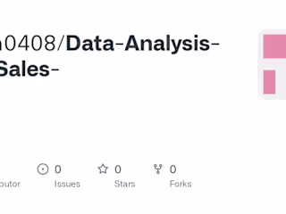 DATA ANALYSIS ON SALES