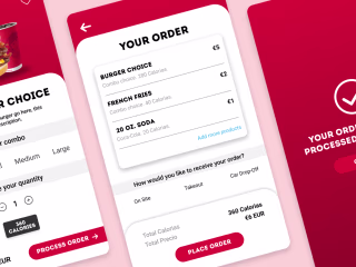 Mobile App Design - Wendy’s Order-In-Advance Solution