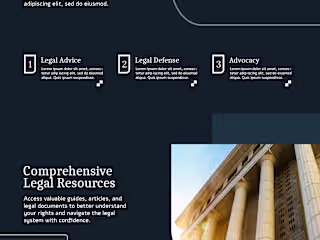 Legal Advisor Website | WordPress | UI/UX Design