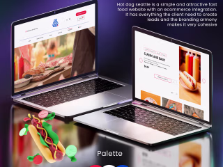 Hot Dog Seattle🌭 Full E-commerce WordPress website