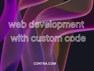 web development with custom code
