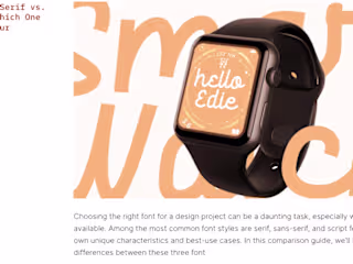 SEO Blog Writing for Mantranaga: Typography Insight for Designer