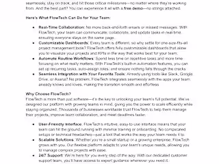 Free Demo for SaaS Software - Landing Page