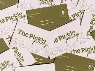The Pickle Pantry - warm & cozy Brand Identity