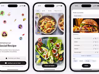 Social Recipe App Concept