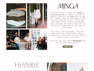 Email Design / Female Creative Community