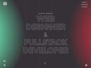 Portfolio Design - Alejo Baert