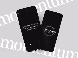 Momentum | French positive affirmations app