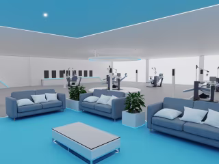 3D Interior design: Foquim Dental 