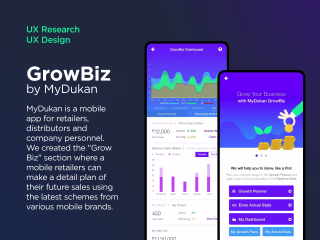 GrowBiz by MyDukan UX Design
