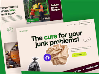 Dr. Junk - The Cure for Your Junk Problems Website Design
