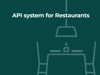 Restaurant system Web API 