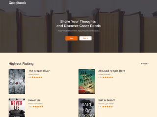 Book Review App (Goodbook)