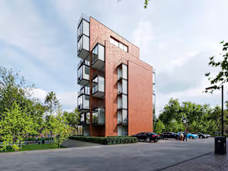 Renderings of Multifamily Building in Poland