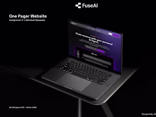 FuseAI Landing Page Redesign