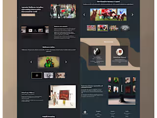 Multiverse Art Business Website