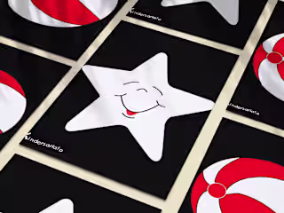 Illustration and Design: Flashcards Alto contraste