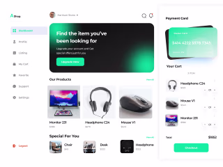 Designing an Impressive Web E-commerce Dashboard