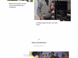 Website for city marketing