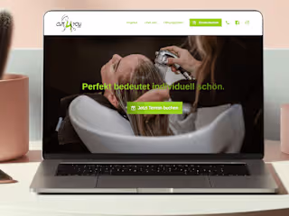 Website for hair salon