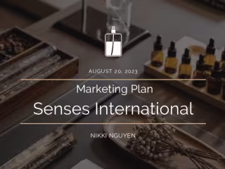 Marketing Plan for a Perfume Company