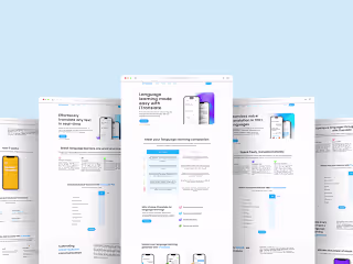 iTranslate Feature Landing Pages & Language Learning Hub