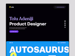 Portfolio Website for Tolu Adeniji