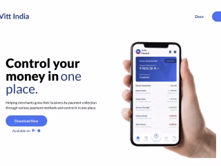 Brand/Product landing page with Docs feautre
