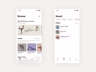 User Interface for iOS Health App