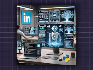 End-to-End AI-Enhanced Content Generation for LinkedIn Creators