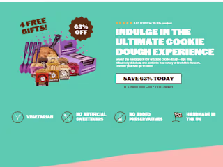 Landing page design for Snackcident