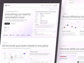 Zenflow - Productivity Landing Page