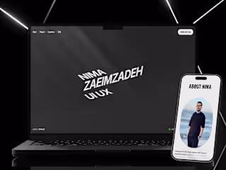 Framer Portfolio Website/ Landing Page (UI/UX Design)