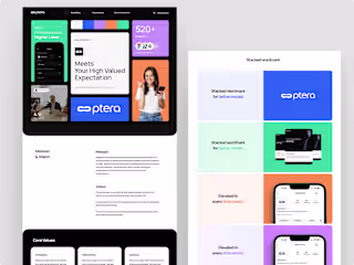 Ptera Brandbook | Web Design