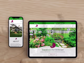 Website Design & Development: Landscape Arts