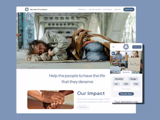 Website for Charity Donation